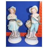 Pair of Ethan Allen Figurines
