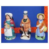 3 Wood & Sons Charles Dickens Toby Mugs