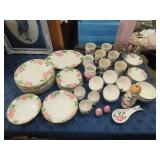 60pc Franciscan Desert Rose Dinnerware