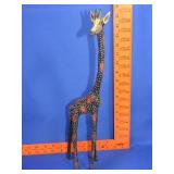 Wood African Style Giraffe