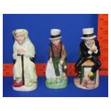 3 Wood & Sons Charles Dickens Toby Jugs