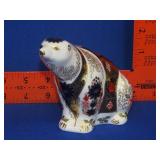 Royal Crown Derby Polar Bear Paperweight