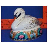 Royal Crown Derby White Swan Paperweight