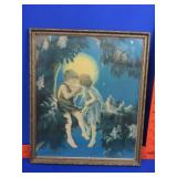 1930's Budding Romance Framed Print - 11x13