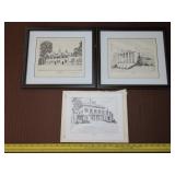 3 Presidential Homplace Prints