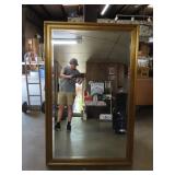 Nice XL Gold Leaf Mirror - 42x66