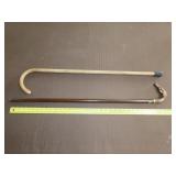 Italian Horsehead Cane & Other Cane
