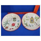 2 Williams Sonoma Les Legumes Bowls - 9.5'