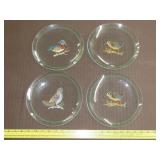 4 Lynn Chase Winter Game Birds Plates - 9'