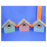 3 Bird Houses