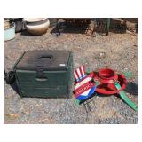 Garden Tool Storage & Christmas Tree Stand