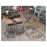 Metal Tricycle Planter - 48'W 36'T