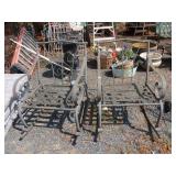 Pair of Metal Outdoor Rockers