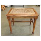Cane Bottom Vanity Stool