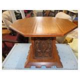Nice English Oak Octagonal Table