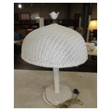 Wicker Table Lamp