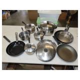 Lot of Revere Ware & Other Pans