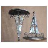 Pair of Decorative Wall Shelves - 12'