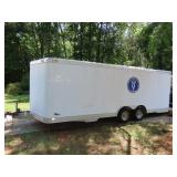 2003 Enclosed 21' Featherlite Car Hauler Trailer