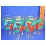 6 Parrot Glasses