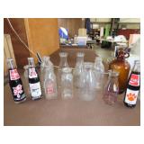 Lot of Milk & Drink Bottles