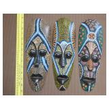 3 African Style Mask