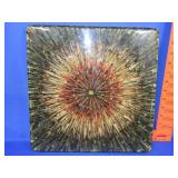 Found Paper & Resin Wall Art - 14'x14'