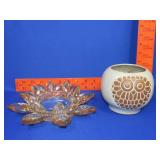 Owl Planter & Candle Holder