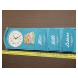 Plastic Wall Clock Letter Holder