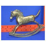 Brass Rocking Horse