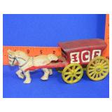 Cast Iron Ice Wagon
