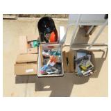 6 Boxes of Misc Hardware, Plumbing Supplies