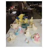 Lot of Pottery Planters