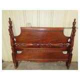 Full Size Bed w/ Metal Rails