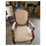 Walnut Victorian Arm Chair