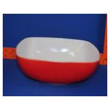 Red Pyrex Serving Bowl - 9'