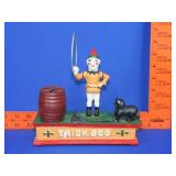 Cast Iron Trick Dog Bank