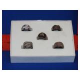 5 Sterling Rings