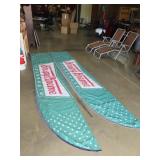 2 Krispy Kreme Feather Flags - 13' Tall