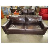 Leather Style Sofa
