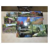 Lot of  500 Piece Puzzles