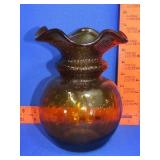 Amber Handblown Vase