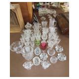Lot of Clear Glassware
