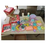 Lot of Polly Pockets & Other Toys