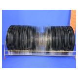 45 RPM Record Stand w/ Records