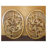 Pair of Decorative Wall Art - 17x24