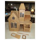 Wood Doll House - 16x12x18