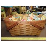Pic Nic Basket With Letter Blocks