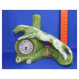 Pottery TV Lamp Clock