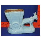 Pottery Donkey Cart Planter